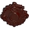Ekena Millwork Kinsley Flowing Leaf Ceiling Medallion, Hand-Painted Brushed Mahogany, 30 3/8"W x 20 3/4"H x 1"P CM30KIBMF - alternate 2